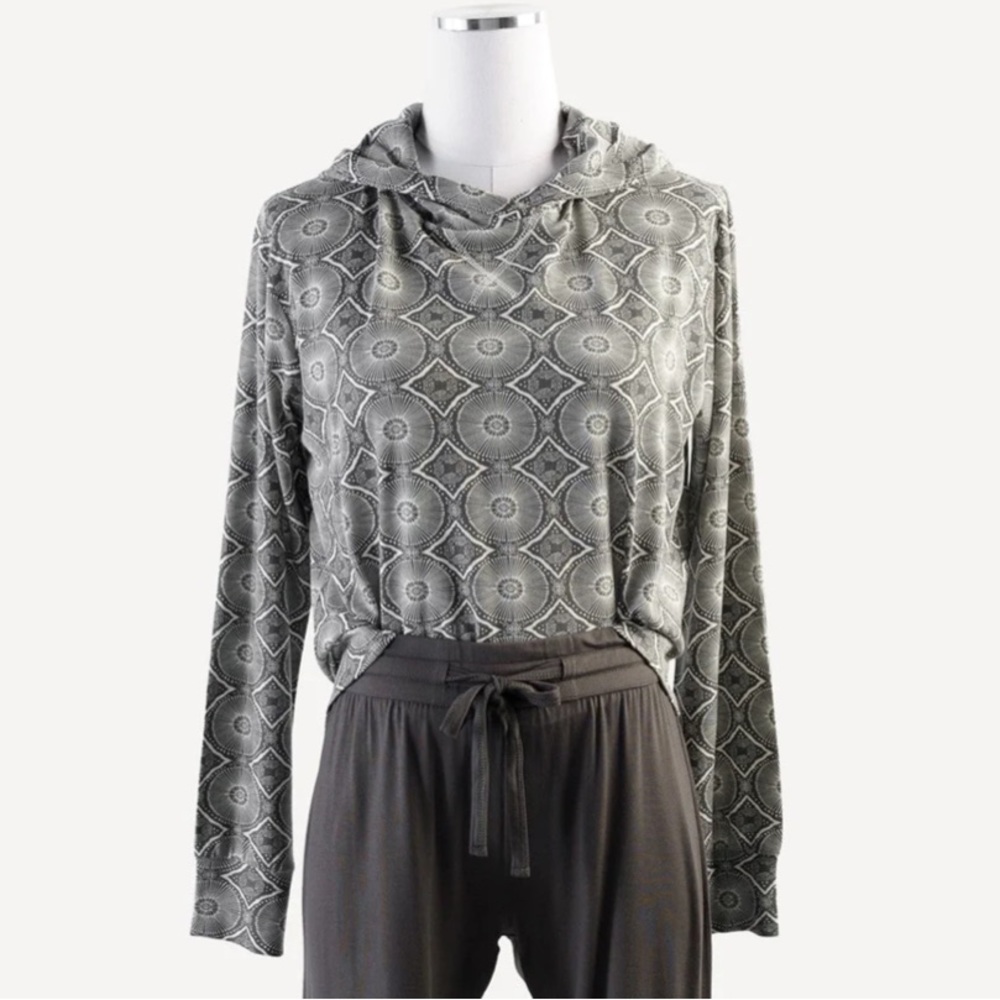 Kate Quinn womens hoodie | BELUGA BATIK | BEECHWOOD MODAL, size small.